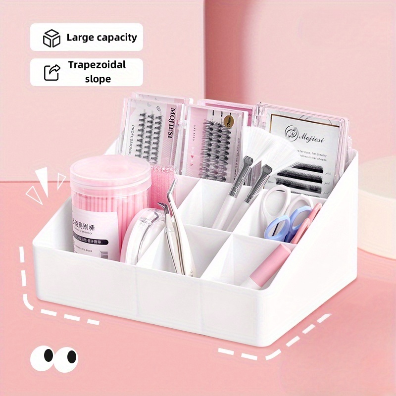 Lash Extension Tweezers - Professional AcrylicEyelash Extension Organizer Box Lash