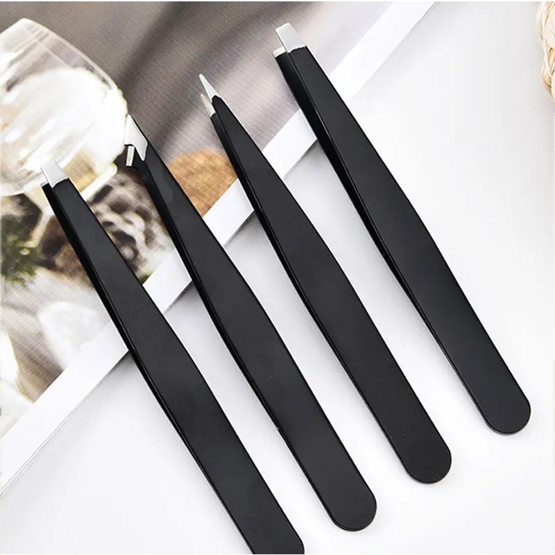 Lash Extension Tweezers - 4Pcs High Precision Fine Hairs Puller