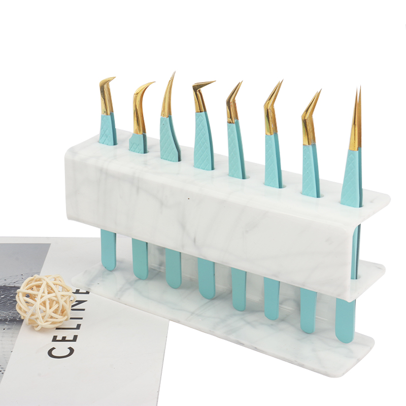 Lash Extension Tweezers - 8 Holes Tweezers Display Stand Lash
