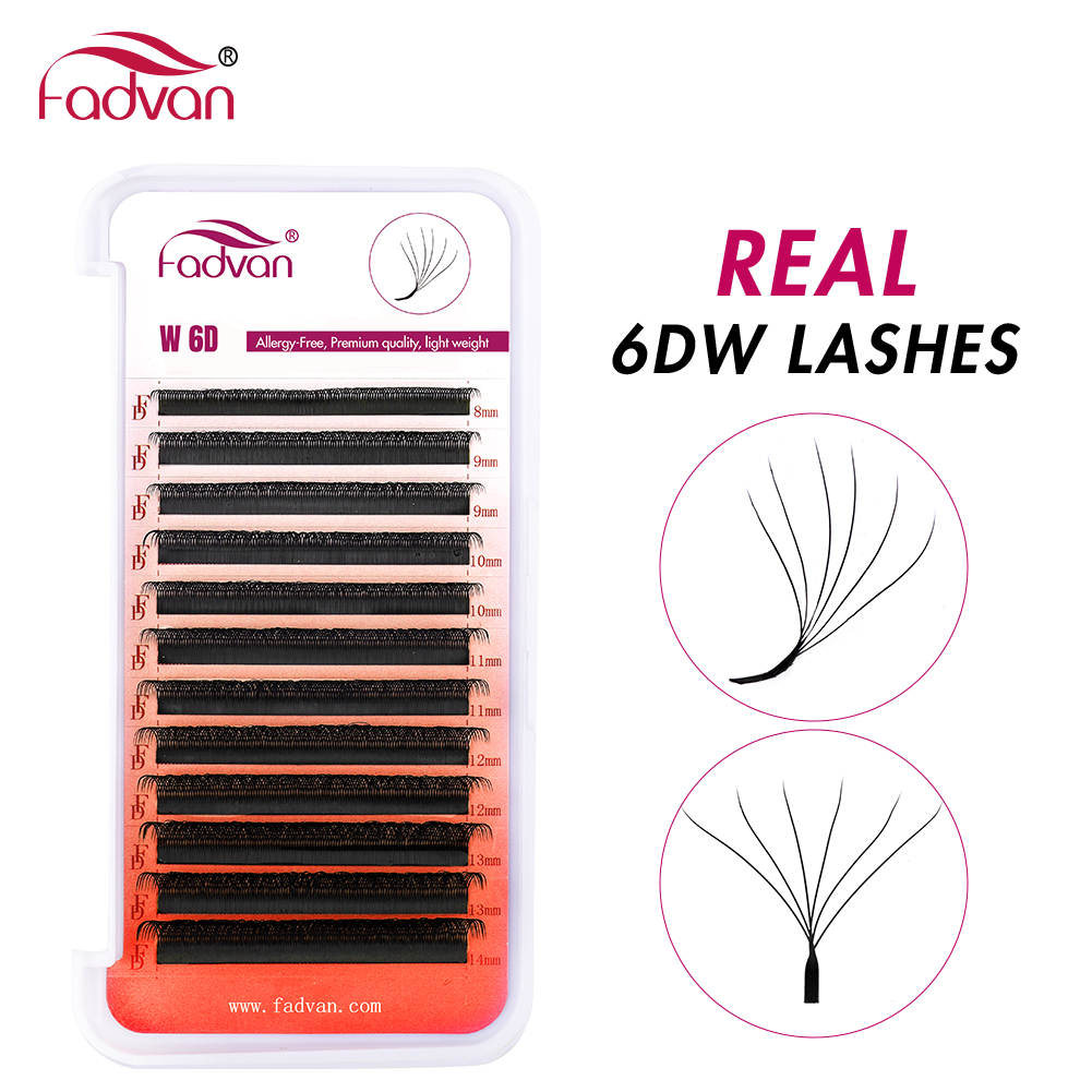 FADVAN Real 6D W lashes 0.07 W - Eyelash Extension For Asian Eyes review and price