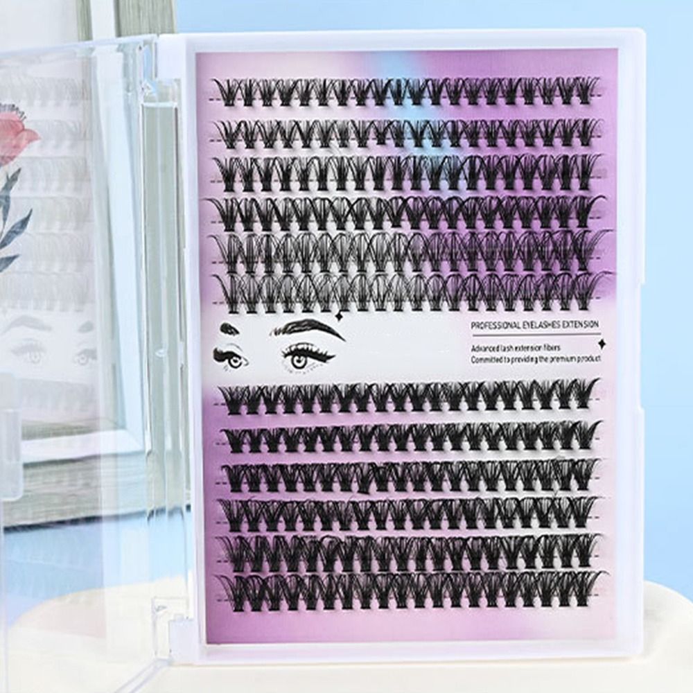 Natural Look False Eyelashes W - Eyelash Extension Cluster review and price