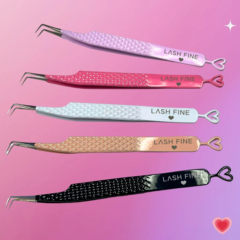 Heart-Shaped Eyelash Extension - Lash Extension Tweezers review and price