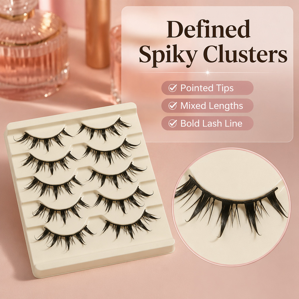 Cosplay Fake Eyelashes 5Pcs Li - Eyelash Extension Japanese Style review and price