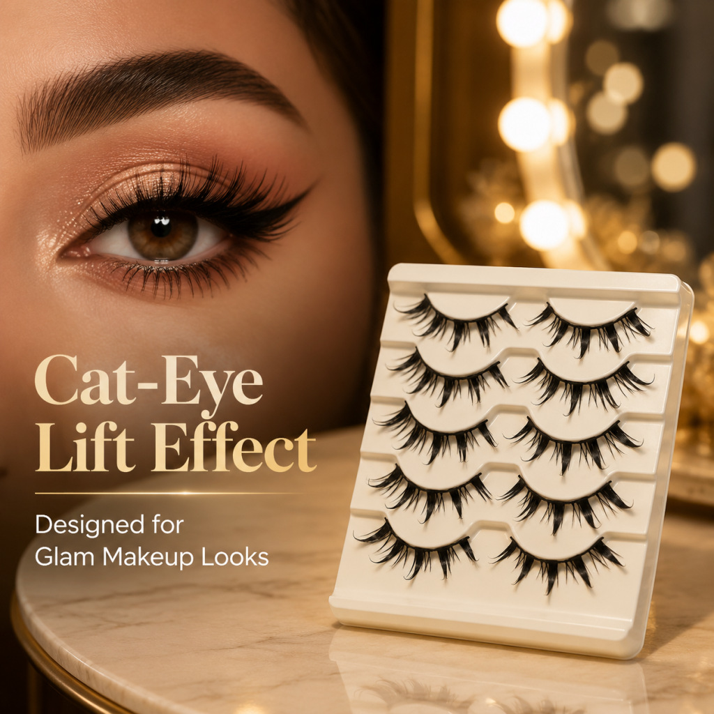 Cosplay Fake Eyelashes 5Pcs Li - Eyelash Extension Japanese Style review and price