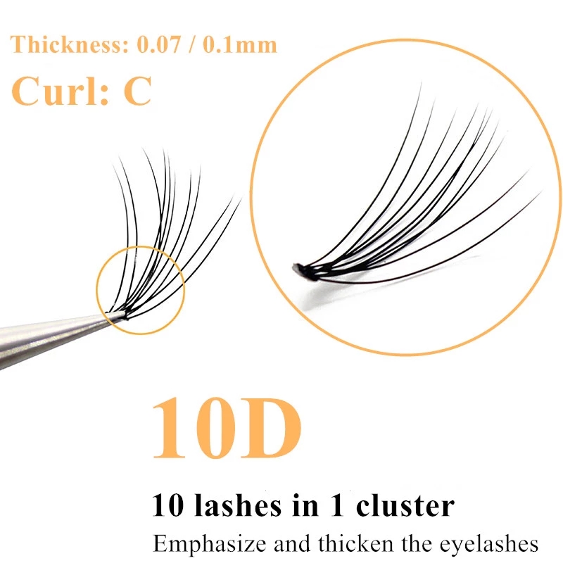 10D Faux Mink Eyelash Clusters - Eyelash Extension Remover At Home review and price