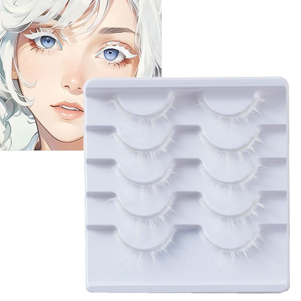 Hot White White Anime Eyelashe - Eyelash Extension Japanese Style review and price
