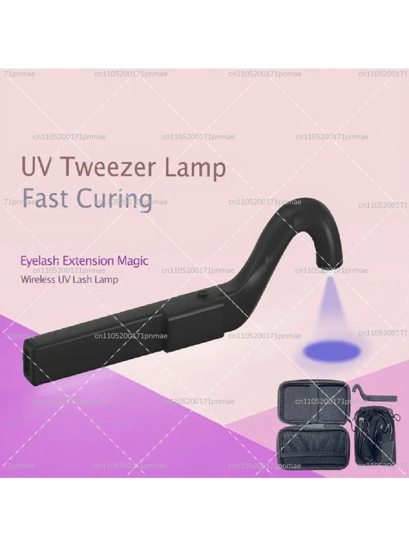 Wireless UV LED Lash Tweezer L - Lash Extension Tweezers review and price