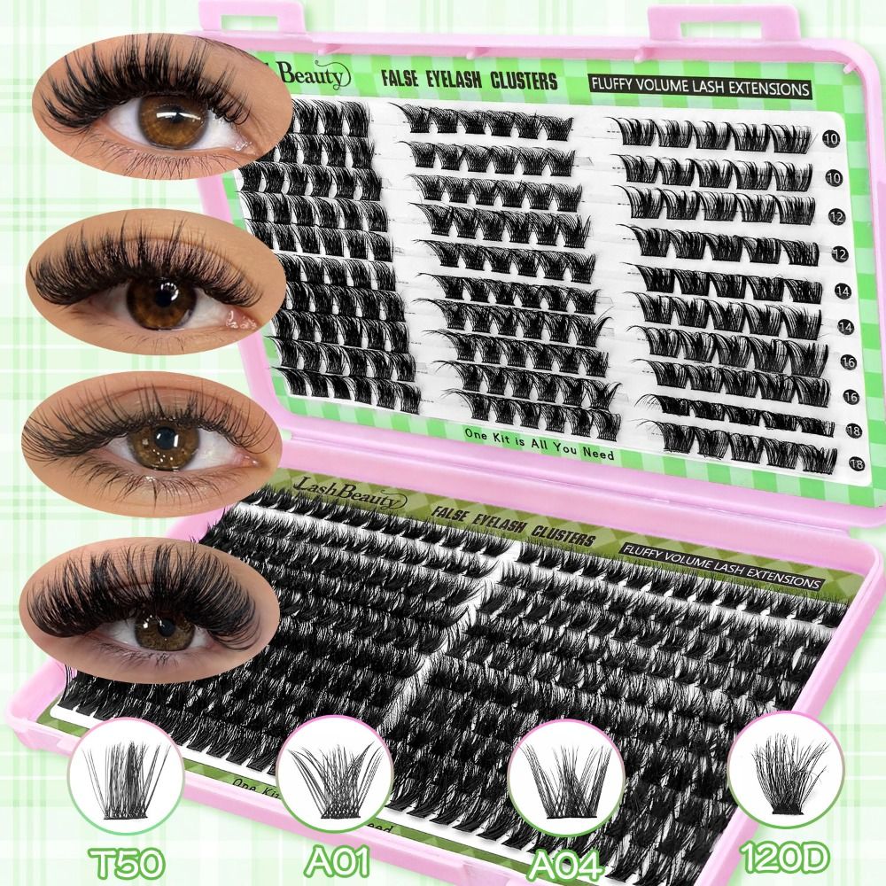 Natural Look False Eyelashes B - Eyelash Extension Cluster review and price