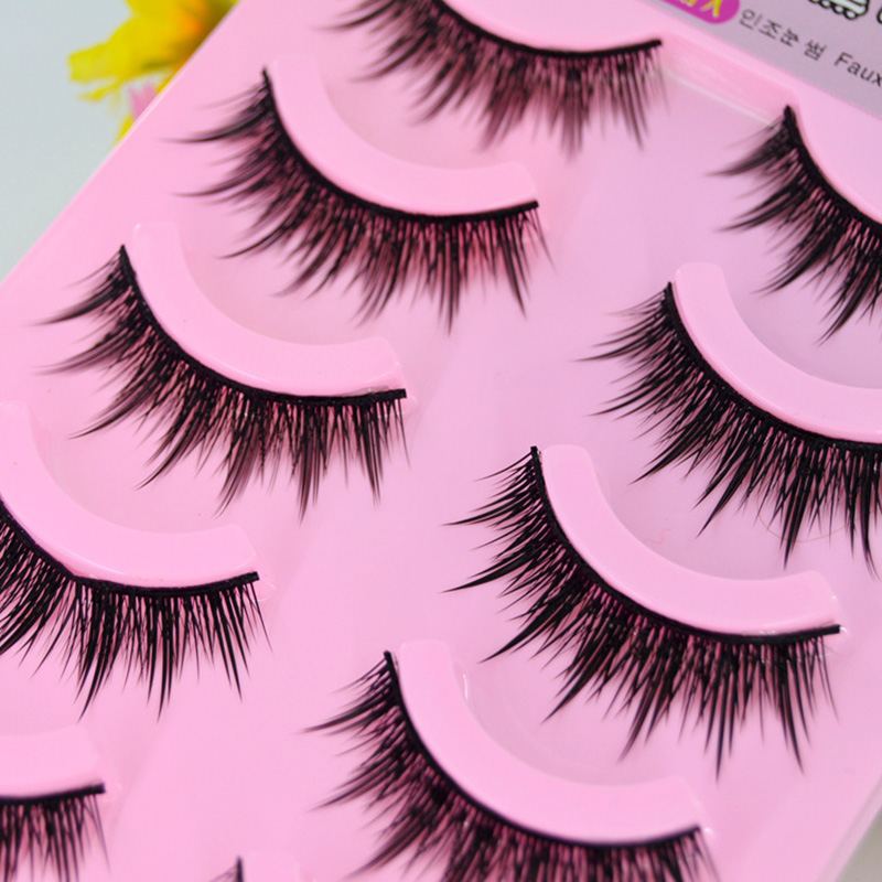 5 Pairs Long Thick Natural Jap - Eyelash Extension Japanese Style review and price