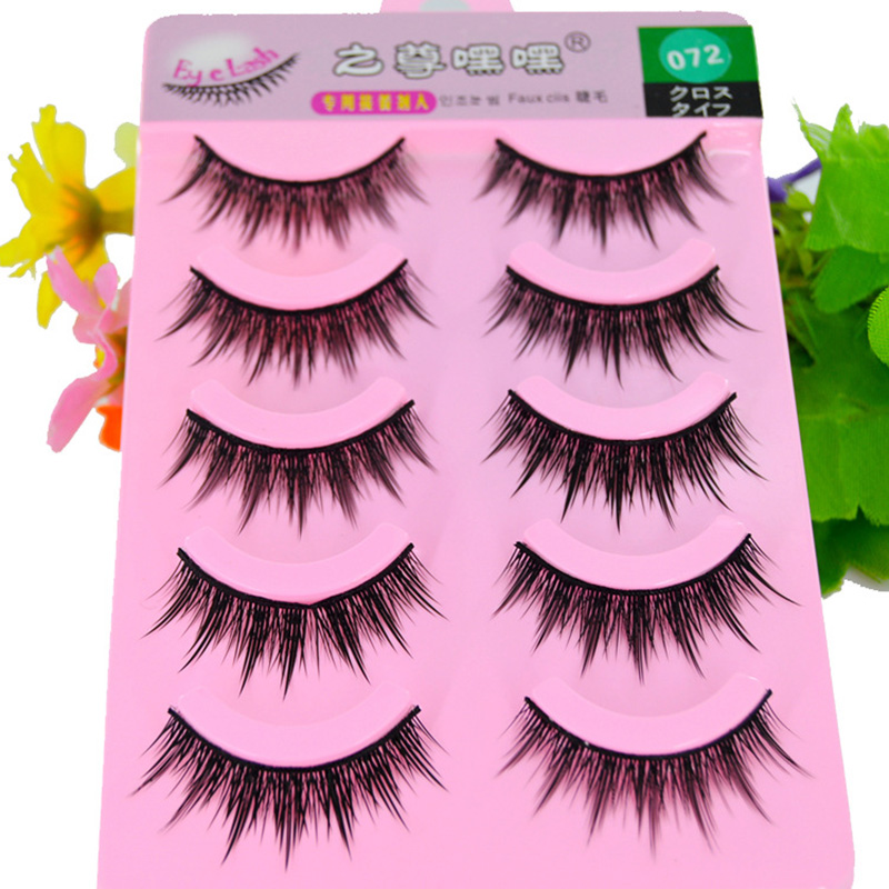 5 Pairs Long Thick Natural Jap - Eyelash Extension Japanese Style review and price