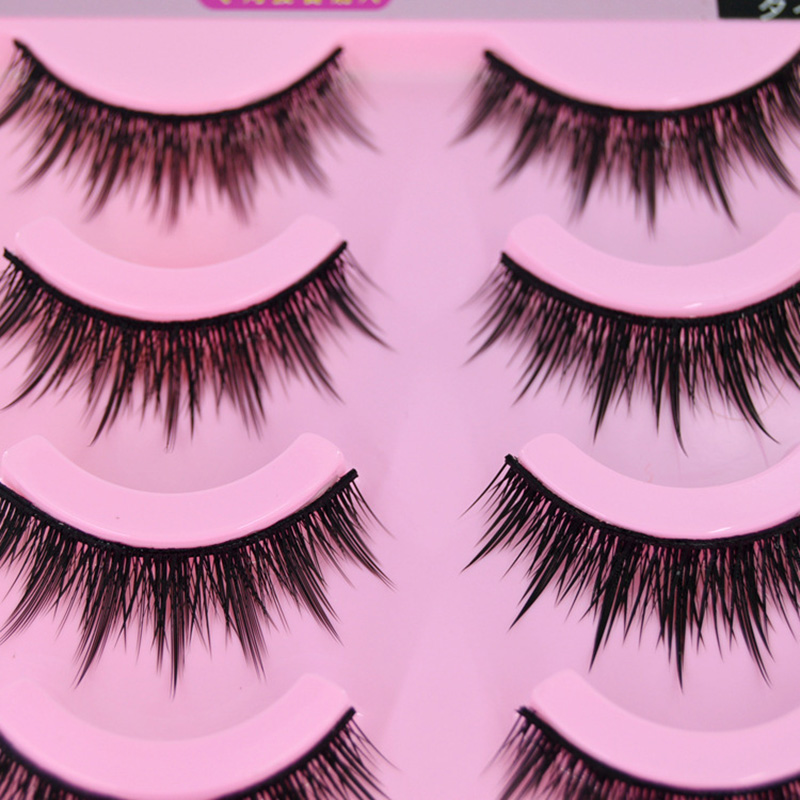 5 Pairs Long Thick Natural Jap - Eyelash Extension Japanese Style review and price