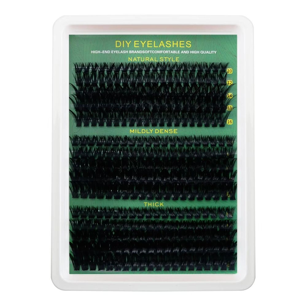 Natural Look False Eyelashes B - Eyelash Extension Cluster review and price