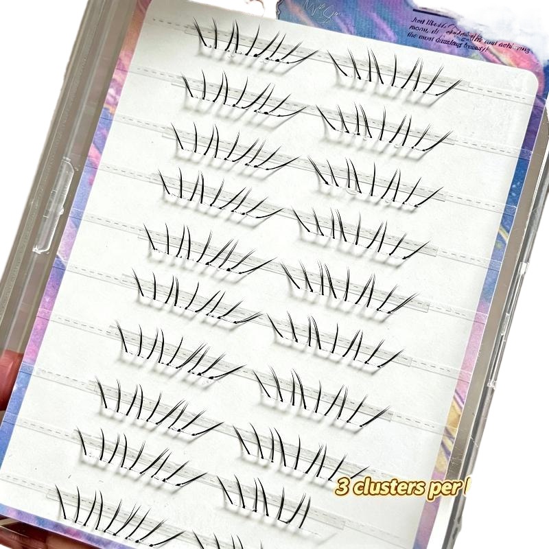 1 Set Comic Lower Lash Extensi - Eyelash Extension Cluster review and price