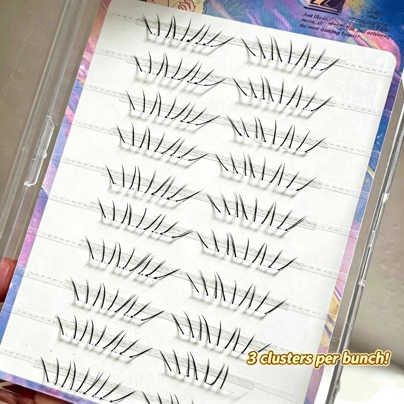 1 Set Comic Lower Lash Extensi - Eyelash Extension Cluster review and price