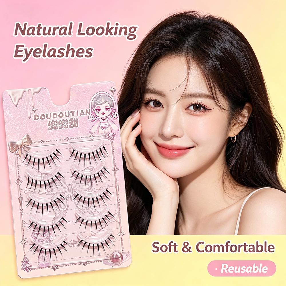 5 Pairs Natural False Eyelashe - Eyelash Extension Japanese Style review and price