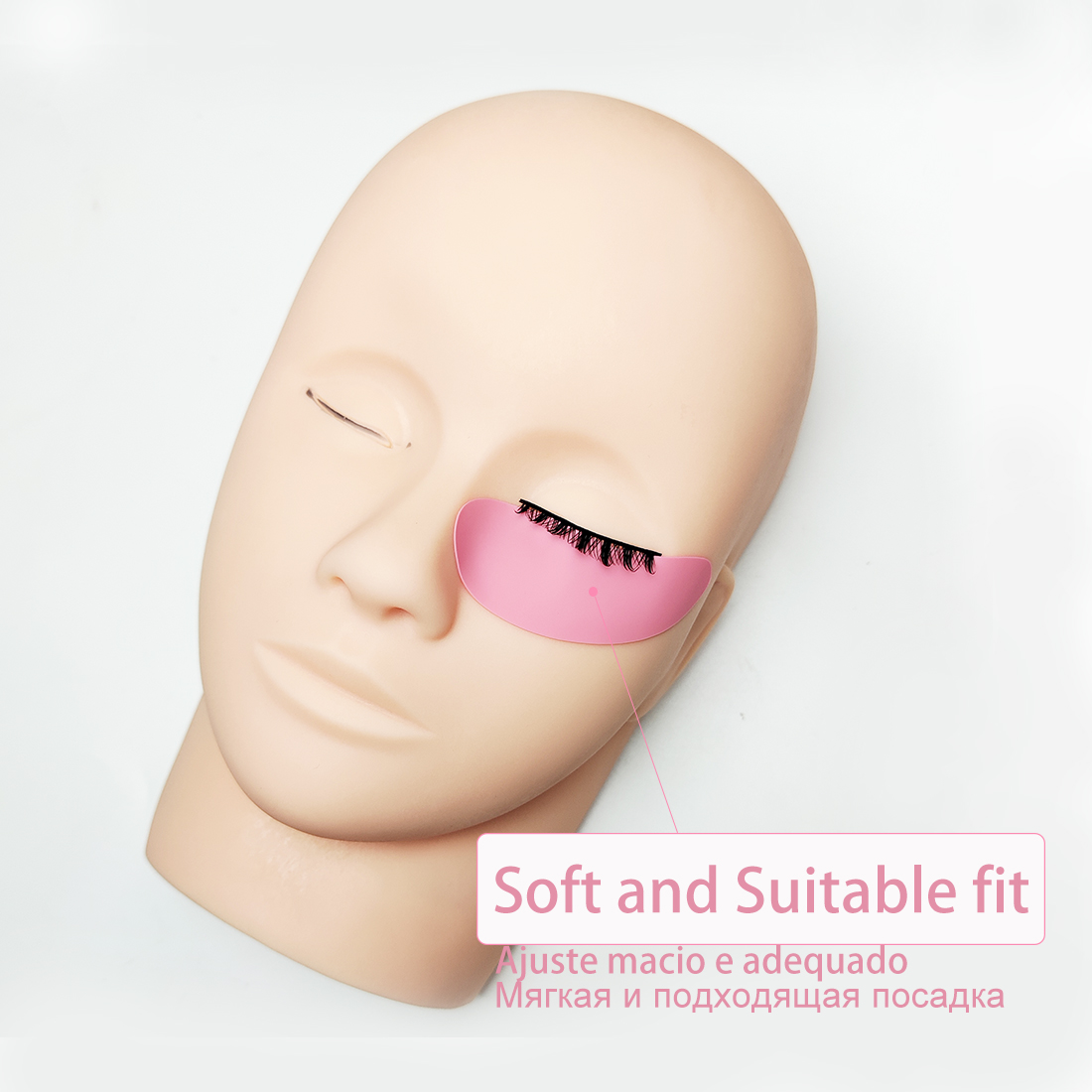 1Pair Reusable Eyelash Pads Si - Under Eye Gel review and price