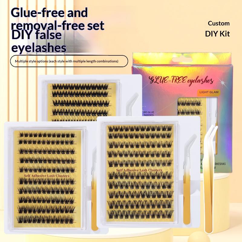 New DIY Lashes Extension Kit G - Eyelash Extension Cluster review and price