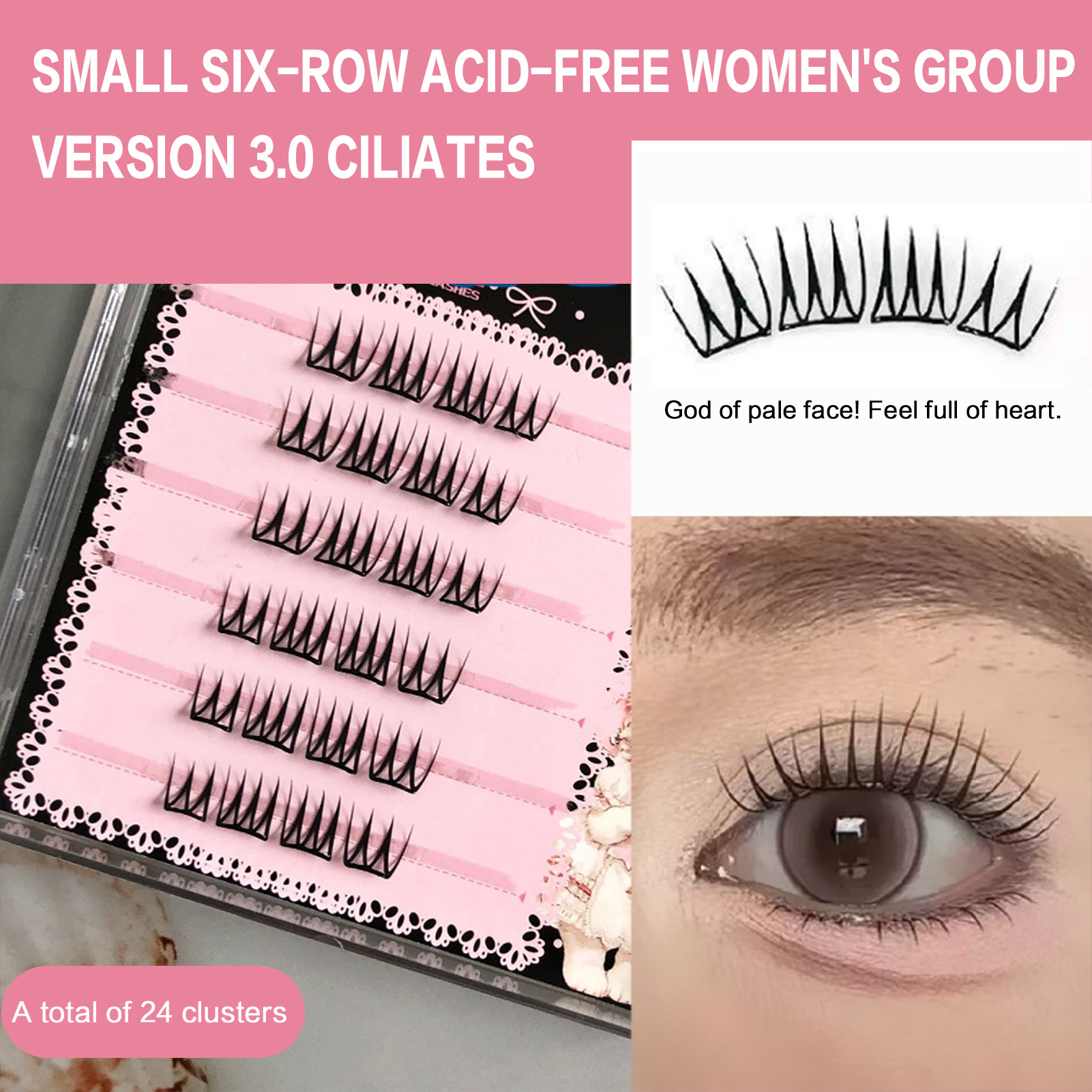 Korean Style Single Cluster Ey - Eyelash Extension Korean review and price