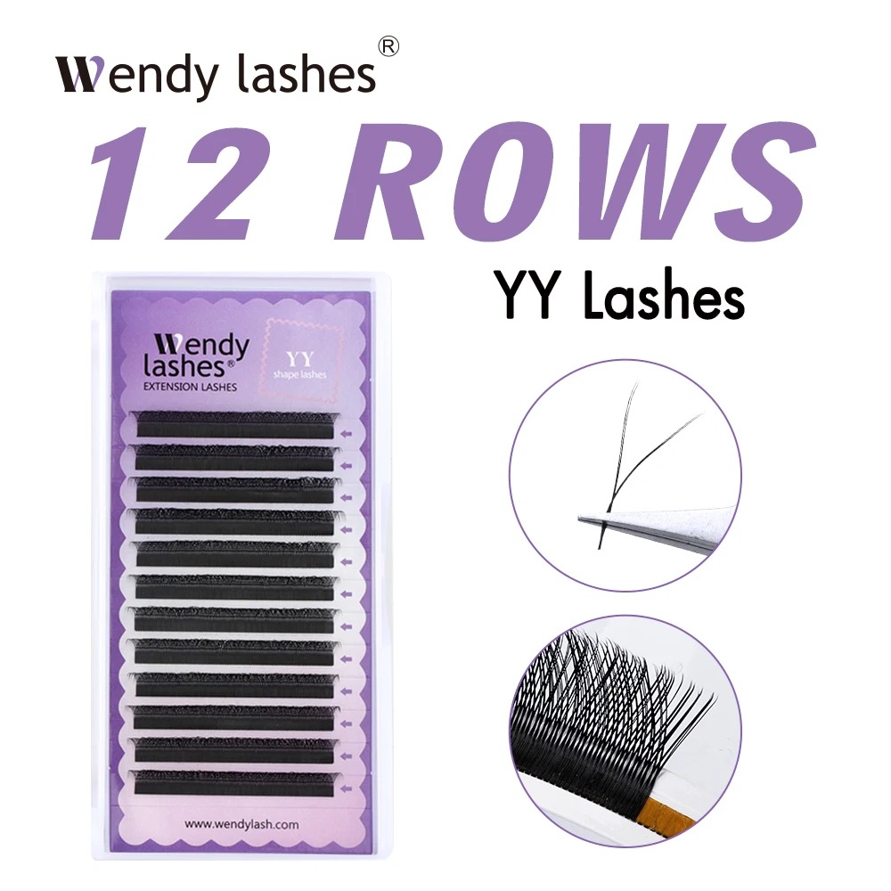 WENDY 2D YY Shape C/D Curl Eya - Lash Fan Volume review and price