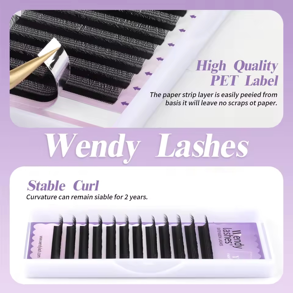 WENDY 2D YY Shape C/D Curl Eya - Lash Fan Volume review and price