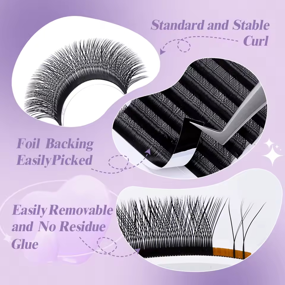 WENDY 2D YY Shape C/D Curl Eya - Lash Fan Volume review and price