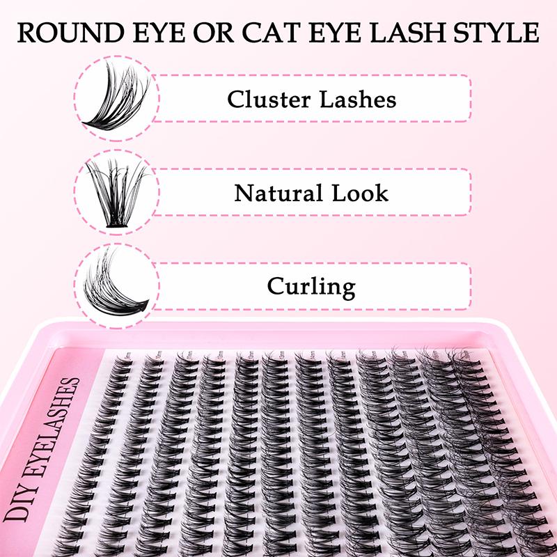 Natural Cluster Feathe-r Lash  - Eyelash Extension Cluster review and price