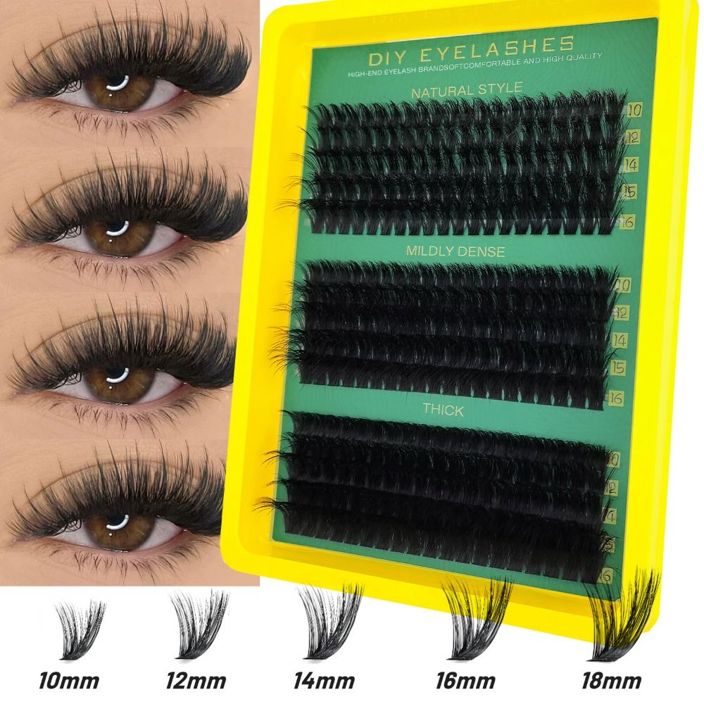 Natural Look False Eyelashes B - Eyelash Extension Cluster review and price
