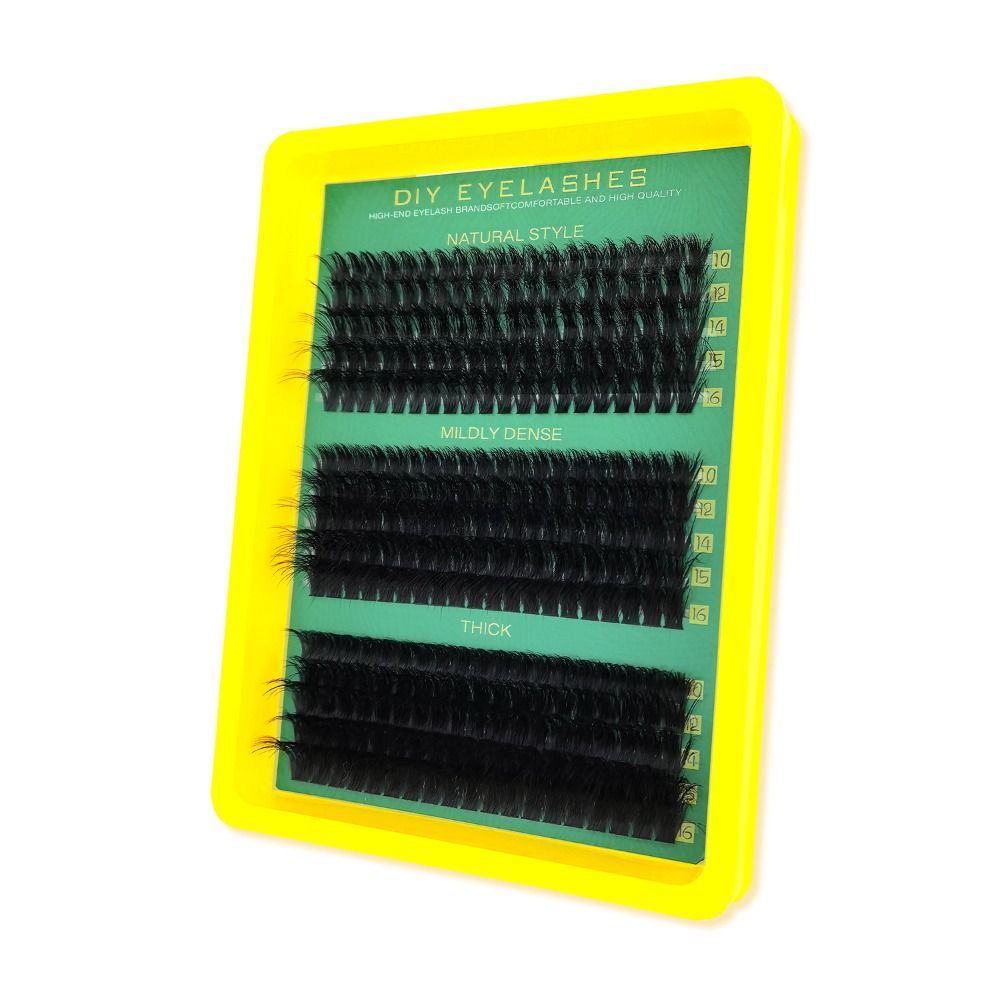 Natural Look False Eyelashes B - Eyelash Extension Cluster review and price