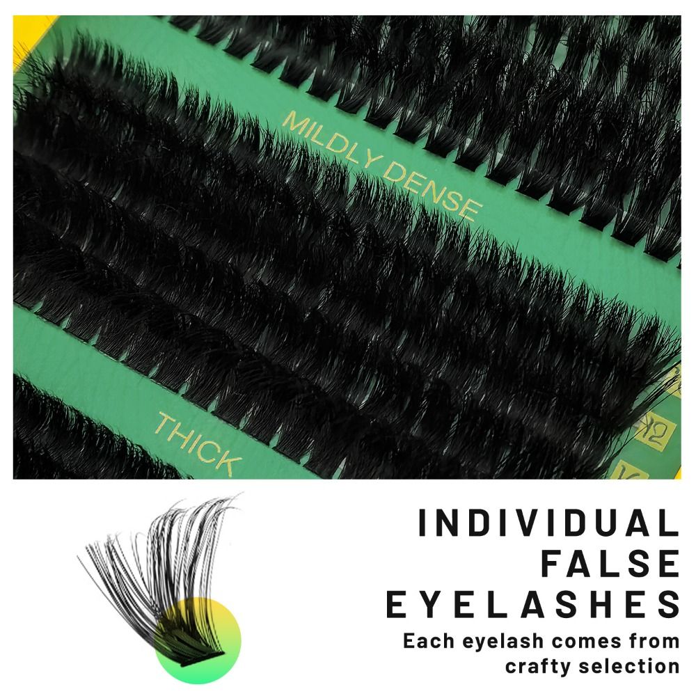 Natural Look False Eyelashes B - Eyelash Extension Cluster review and price