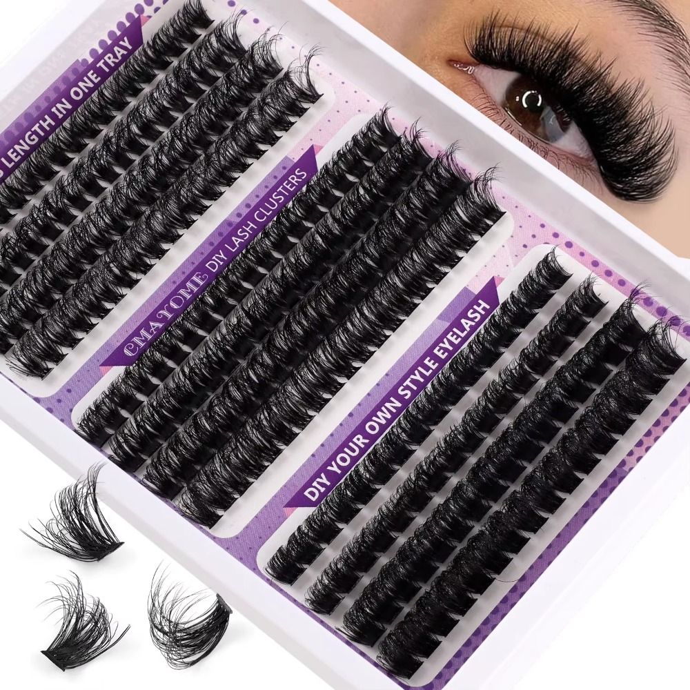 Natural Look False Eyelashes W - Eyelash Extension Cluster review and price