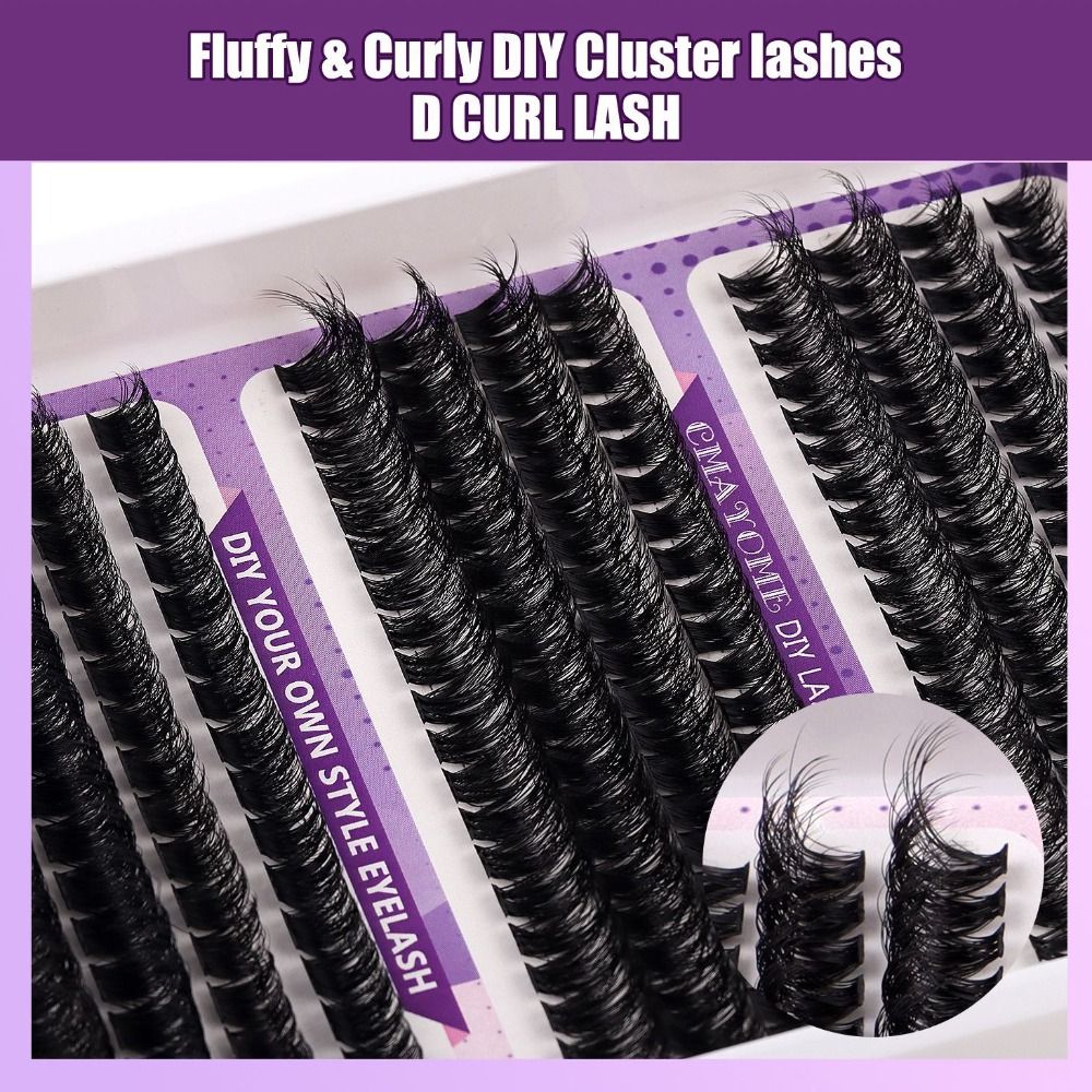Natural Look False Eyelashes W - Eyelash Extension Cluster review and price