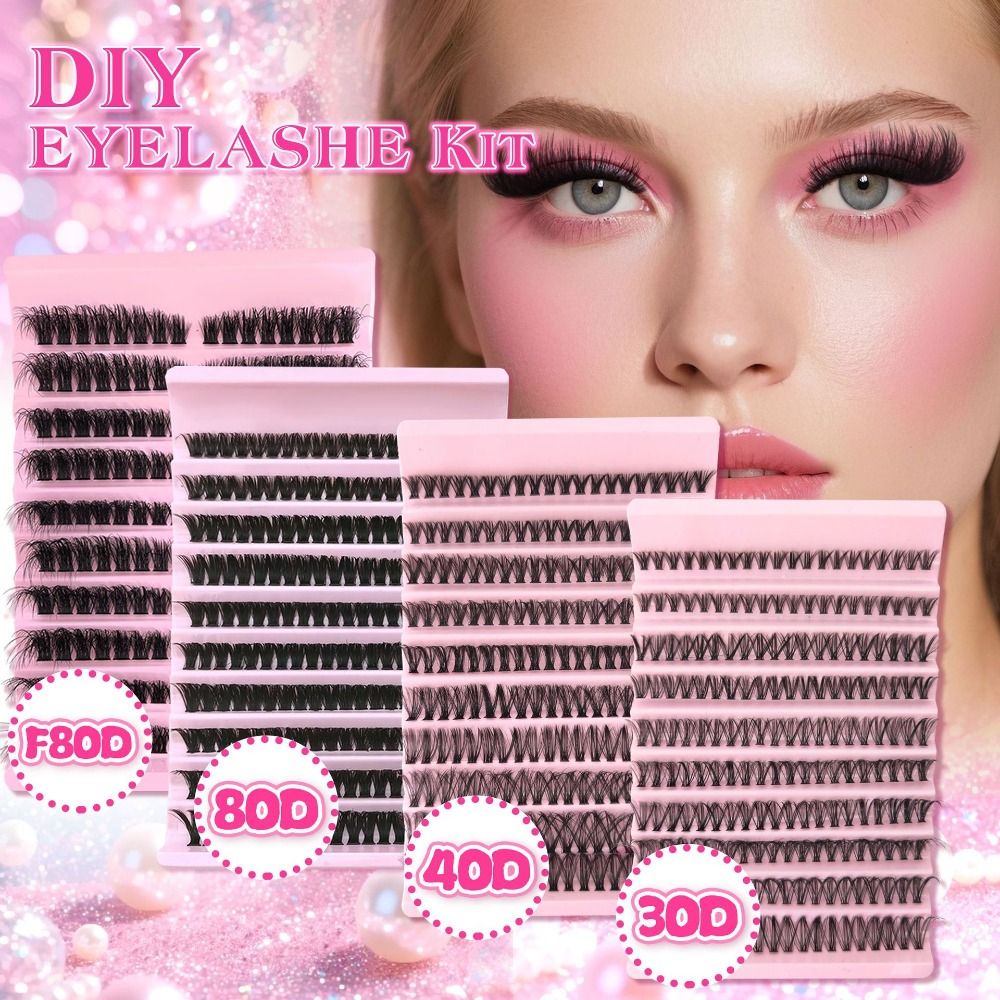 Natural Look False Eyelashes W - Eyelash Extension Cluster review and price