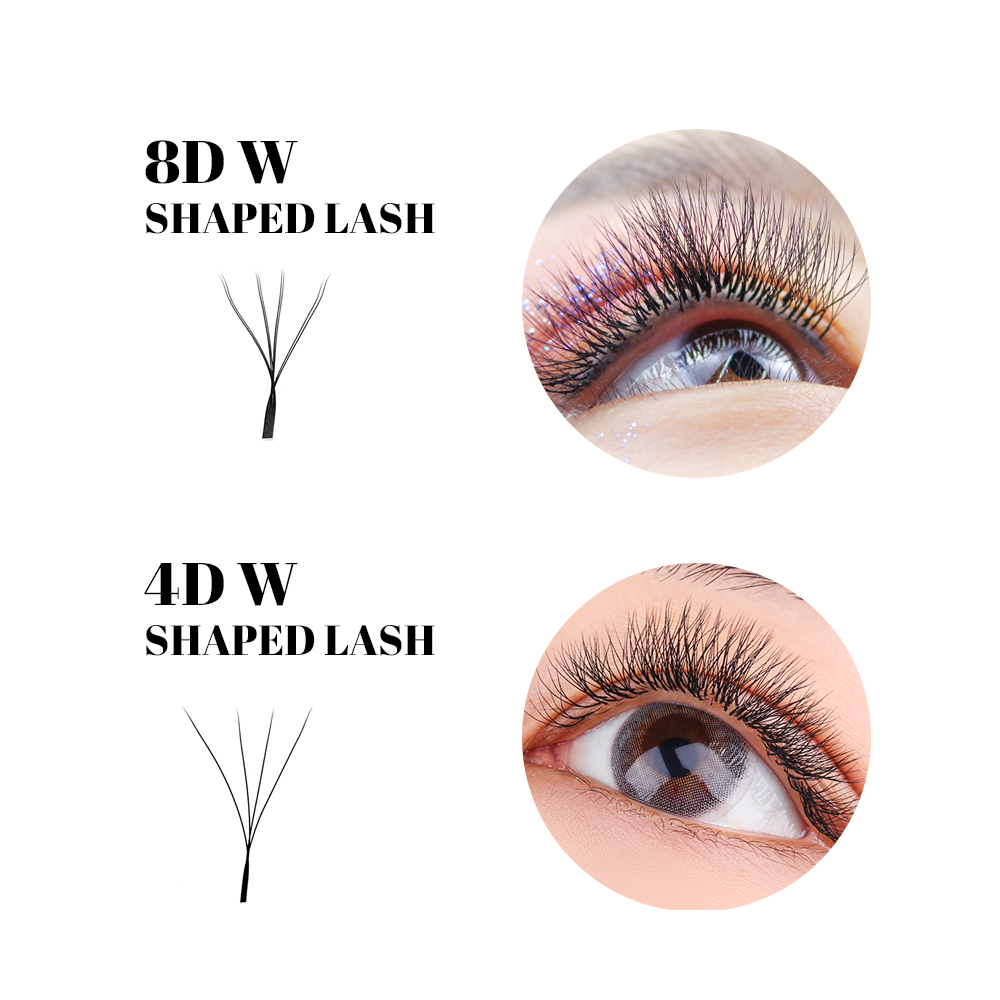 FADVAN W Shape Double Layer Ey - Eyelash Extension For Asian Eyes review and price