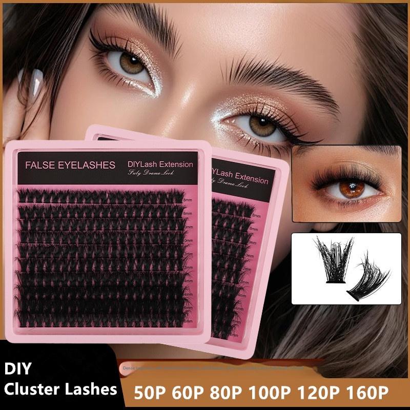 New 10Row 140 Clusters Fluffy  - Eyelash Extension Cluster review and price