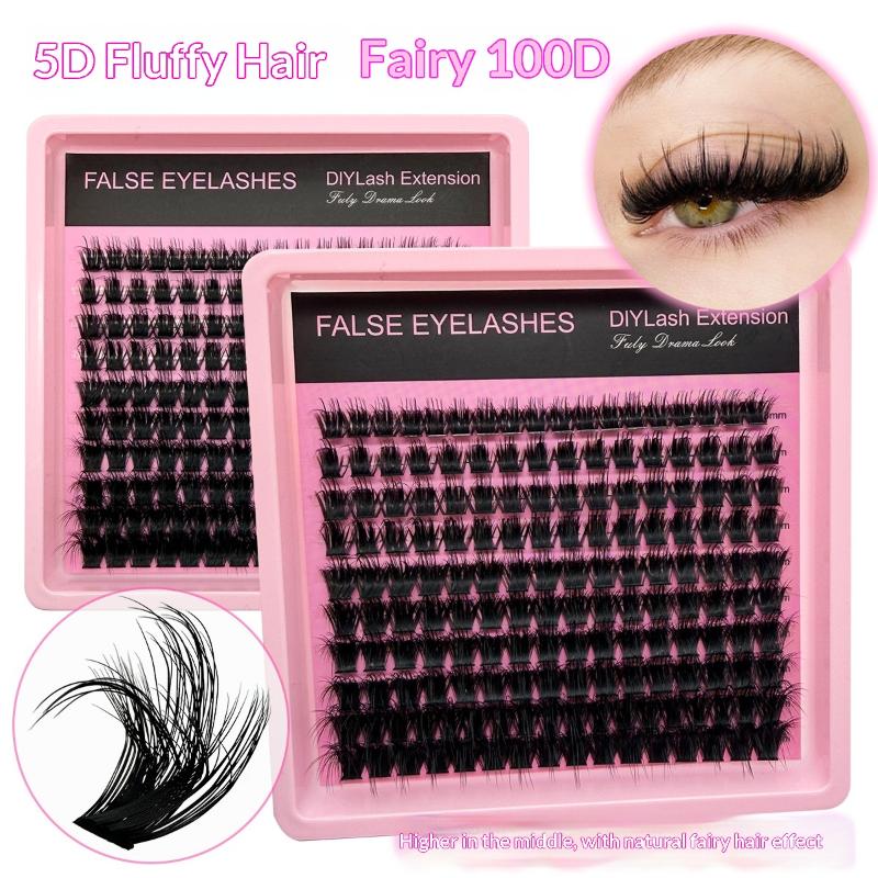 New 10Row 140 Clusters Fluffy  - Eyelash Extension Cluster review and price