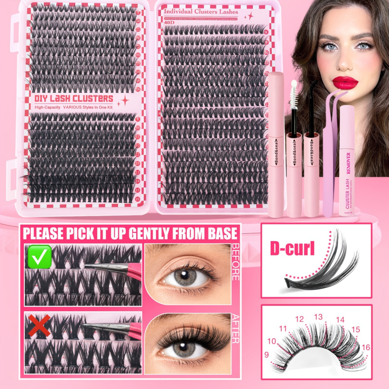 740/200pcsCluster Eyelash Exte - Lash Extension Tweezers review and price