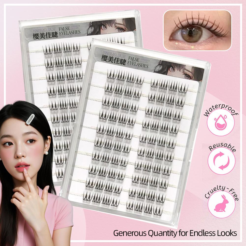 U Shape Glue-free False Eyelas - Eyelash Extension Korean review and price