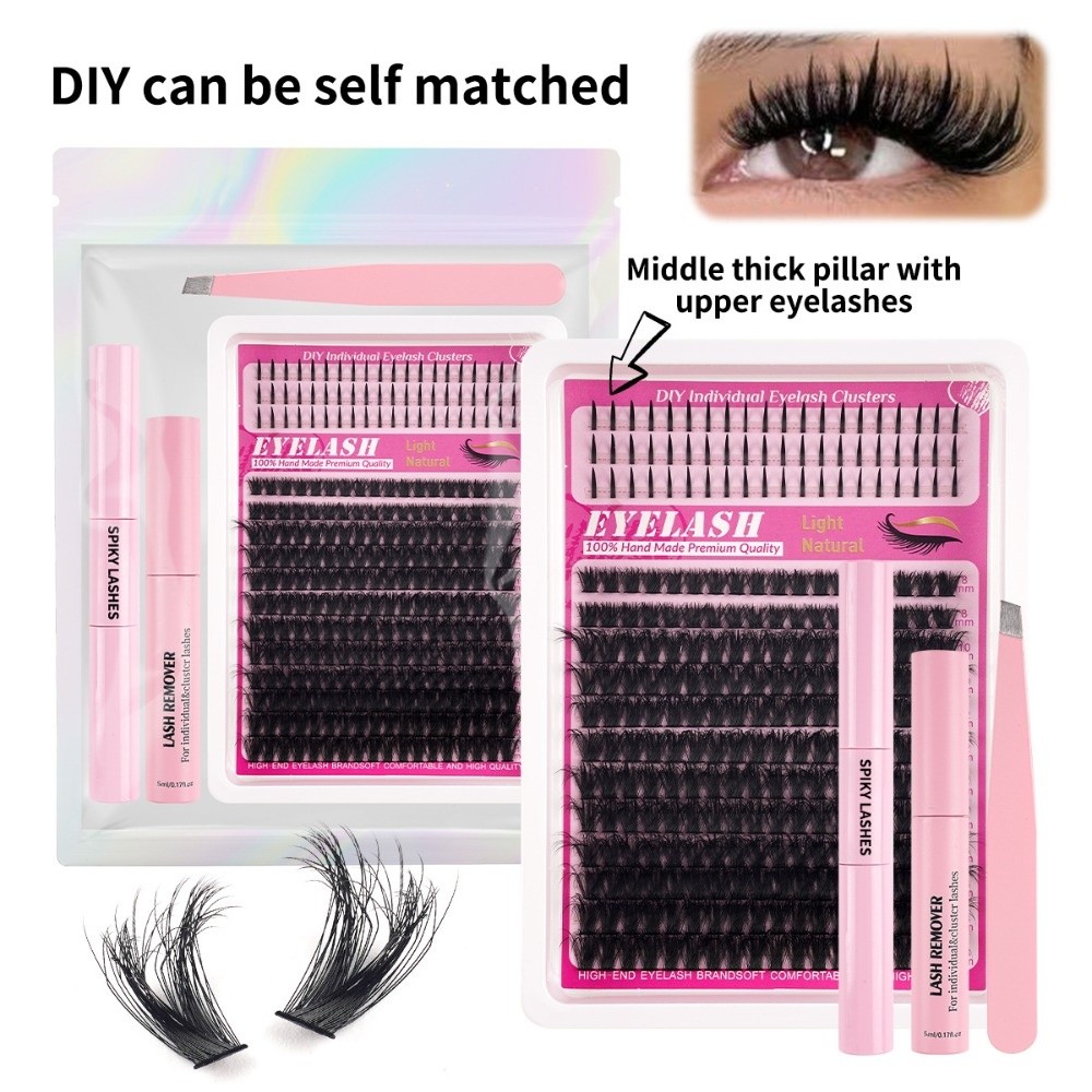 8-18mm Length False Eyelashes  - Eyelash Extension Cluster review and price