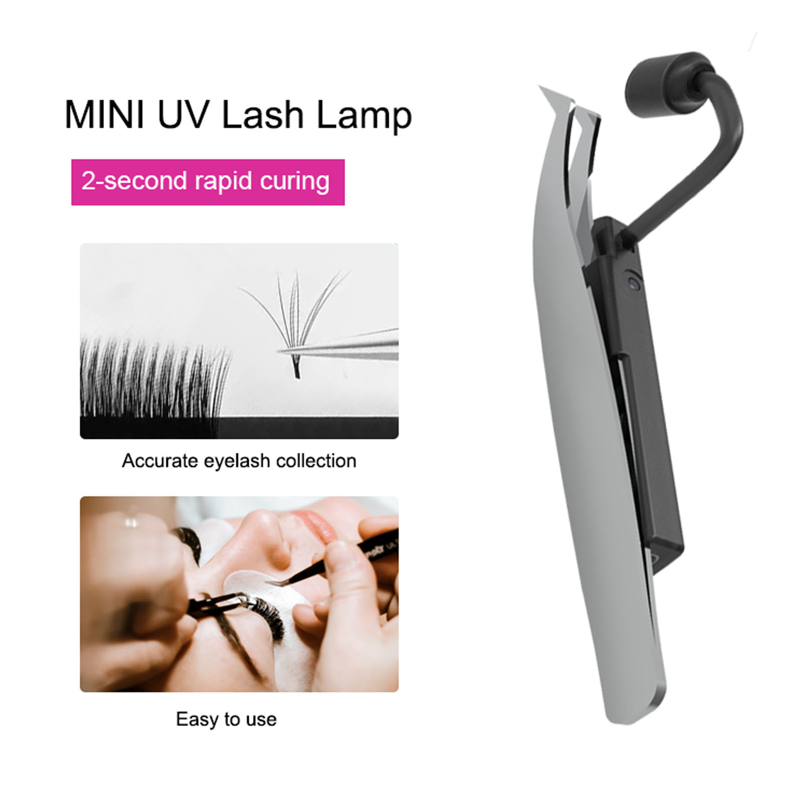LED Lash Lamp 1W 395nm Fast Gl - Lash Extension Tweezers review and price