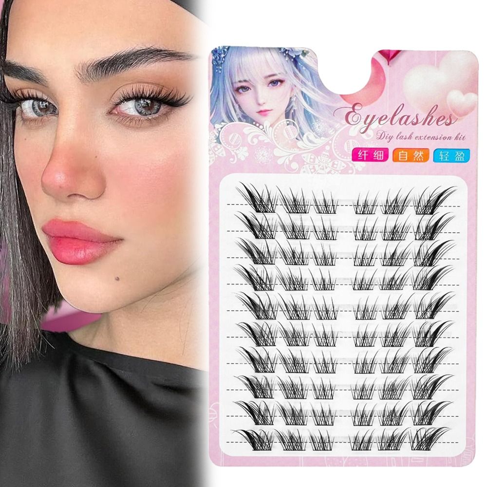 3D Cat Eye Clusters Lashes Nat - Eyelash Extension For Asian Eyes review and price