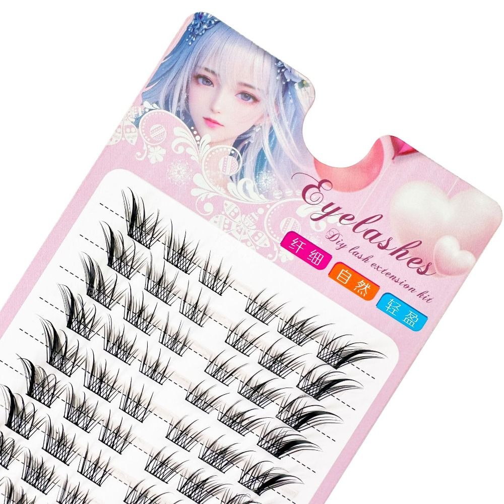 3D Cat Eye Clusters Lashes Nat - Eyelash Extension For Asian Eyes review and price