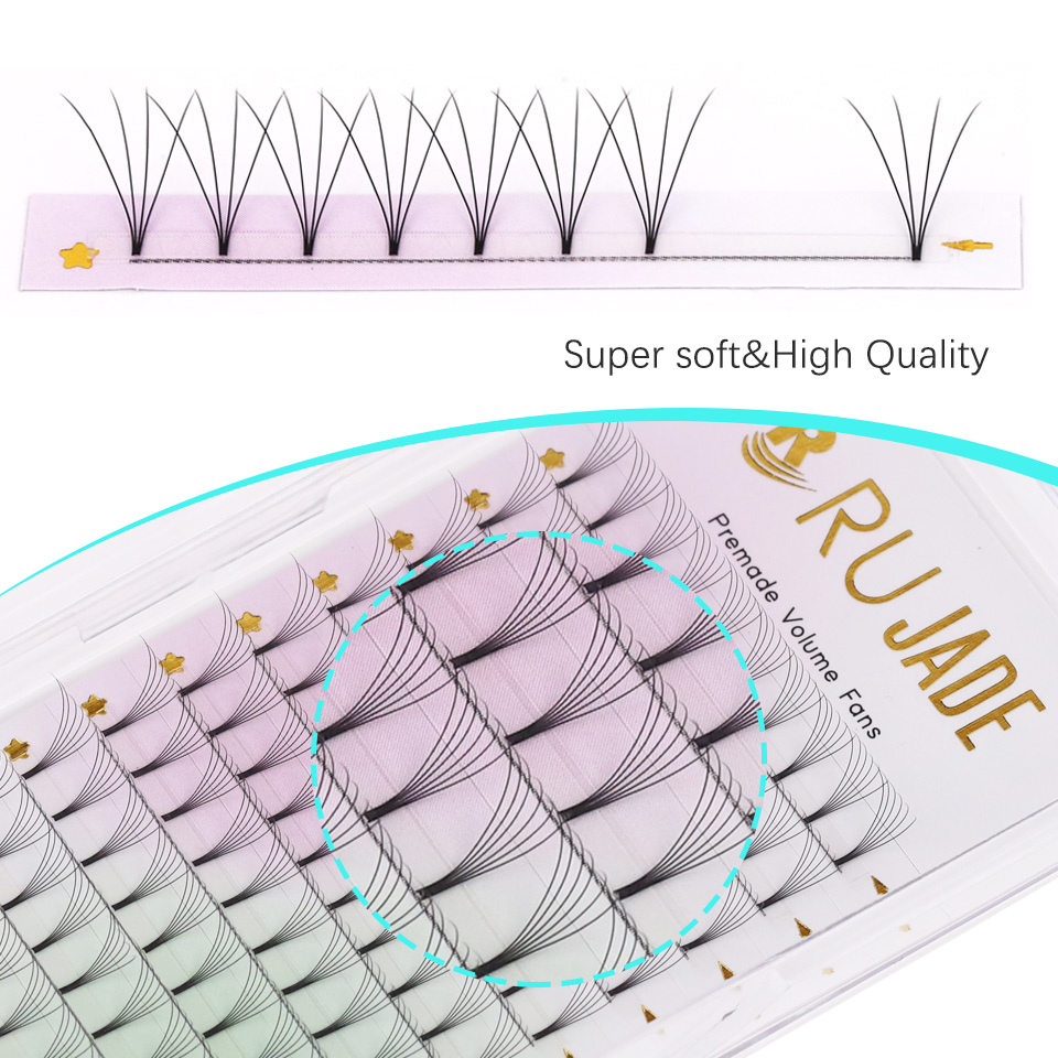 Rujade Premade Volume Fans Sho - Eyelash Extension Korean review and price